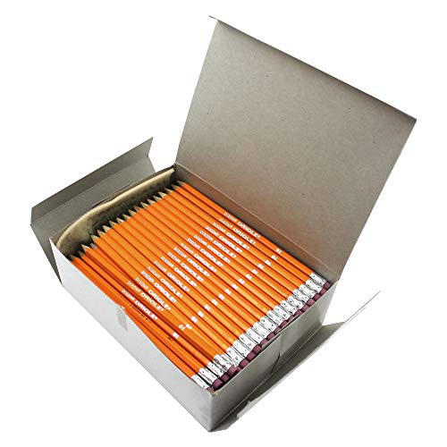 ''DIXON Oriole Wood-Cased PENCILs with Erasers, Graphite, #2 HB, Pre-Sharpened, Yellow, 144-Count (12