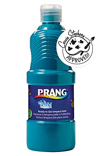 ''PRANG Washable Tempera PAINT, 32-Ounce Bottle, Turquoise Blue (10912)''