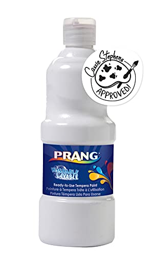 ''PRANG Ready-to-Use Washable Tempera PAINT, 32-Ounce Bottle, White (10907)''