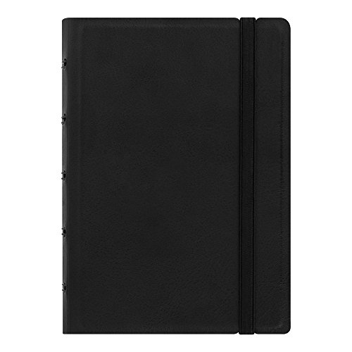 ''FILOFAX REFILLABLE NOTEBOOK CLASSIC, Pocket Black - Elegant leather-look cover with moveable pages 