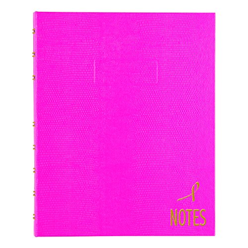 ''Blueline Pink Ribbon NotePro NOTEBOOK, Bright Pink, 9.25 x 7.25 inches, 150 Pages (A7150.PNK4)''
