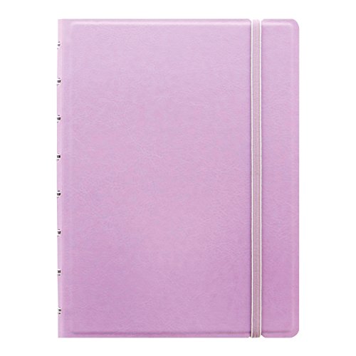 ''FILOFAX Refillable Pastel NOTEBOOK, A5 (8.25'''' x 5'''') Orchid - 112 Cream moveable pages - Index, po