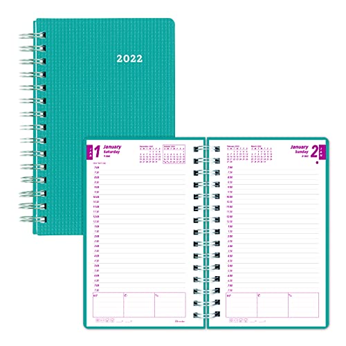 ''Brownline 2022 DuraFlex Daily/Monthly Planner, Appointment BOOK, 12 Months, January to December, Tw