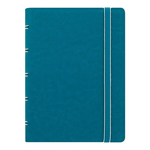 ''FILOFAX REFILLABLE NOTEBOOK CLASSIC, Pocket Aqua - Elegant leather-look cover with moveable pages -