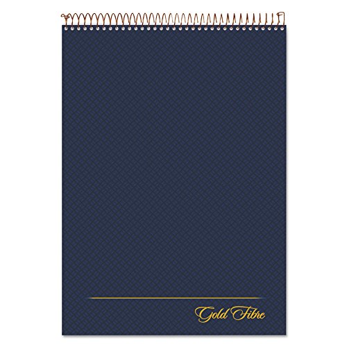 ''AMPAD GOLD Fibre Project Planner, Top-Wire Bound, 8-1/2'''' x 11-3/4'''', Project Rule, Navy Cover, 70 