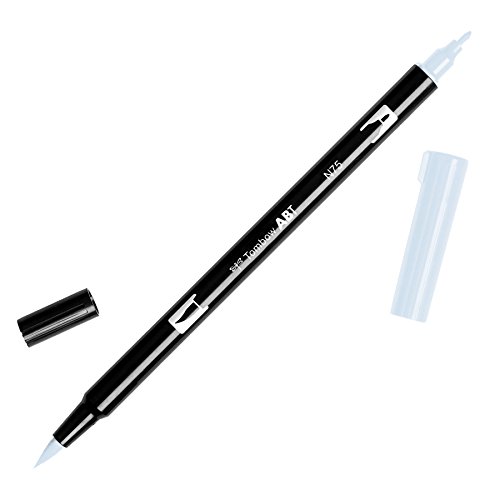 ''Tombow Dual Brush PEN Art Marker, N75 - Cool Gray 3, 1-Pack''