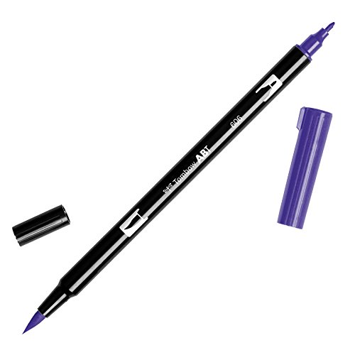 ''Tombow Dual Brush PEN Art Marker, 606 - Violet, 1-Pack''