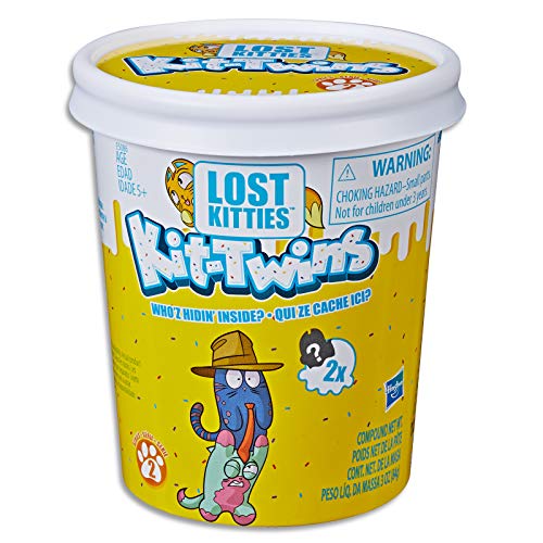 ''HASBRO Lost Kitties Kit-Twins Toy, 36 Pairs to Collect, Ages 5 & Up, Brown''