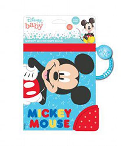 DISNEY Mickey Mouse Soft Crinkle Book with Teether Corner