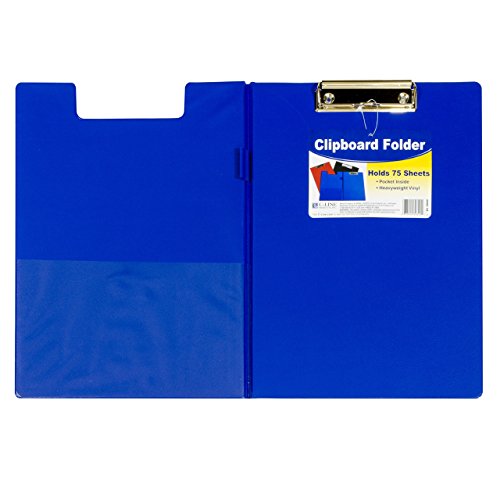 ''C-Line Clipboard Folder, Letter Size, Holds up to 75 SHEETS, 1 Clipboard, Color May Vary (30600)''