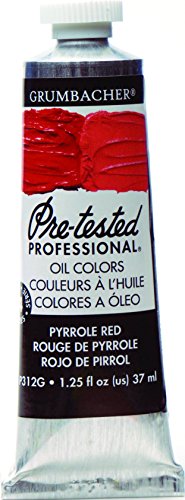 ''Grumbacher Pre-Tested Oil PAINT, 37ml/1.25 oz., Pyrrole Red (P312G)''