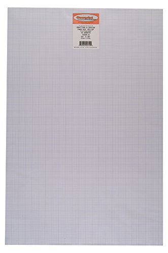 ''Clearprint Vellum SHEETS with 8x8 Fade-Out Grid, 24x36 Inches, 16 lb., 60 GSM, 1000H 100% Cotton, 1