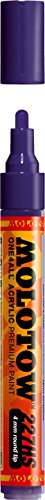 ''Molotow ONE4ALL Acrylic PAINT Marker, 4mm, Violet Dark, 1 Each (227.220)''