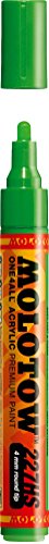''Molotow ONE4ALL Acrylic PAINT Marker, 4mm, Universes Green, 1 Each (227.234)''