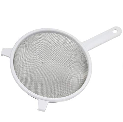 ''Chef CRAFT Classic Stainless Steel Mesh Strainer, 8 inch, White''