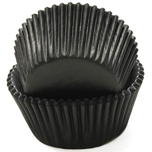 ''Chef CRAFT Classic Cupcake Liners, 50 count, Black''