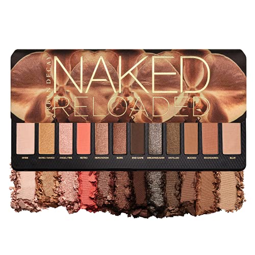 ''URBAN Decay Naked Reloaded Eyeshadow Palette, 12 Universally Flattering Neutral Shades - Ultra-Blen