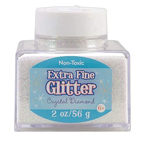 New Diamond Dust Silver Ultra Fine Glitter Jar .5 oz Crafts, Fabric, Nails