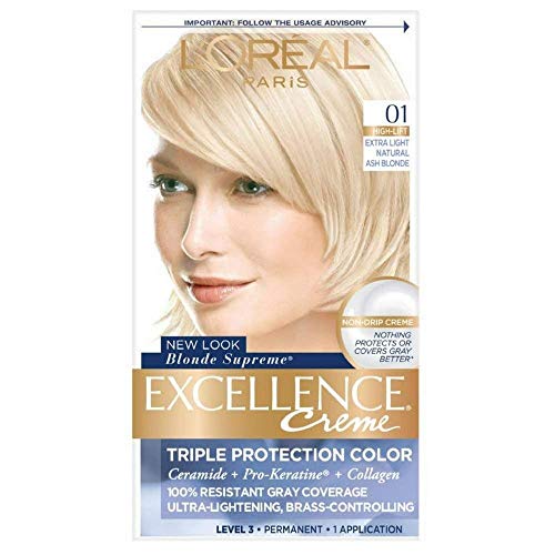 ''L'Oreal Paris Excellence Creme HAIR Color, 01 Extra Light Ash Blonde''