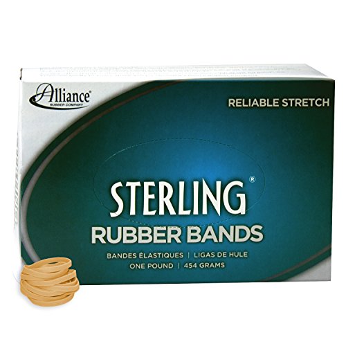 ''Alliance RUBBER 24275 Sterling RUBBER BANDS Size #27, 1 lb Box Contains Approx. 2400 BANDS (1 1/4''''