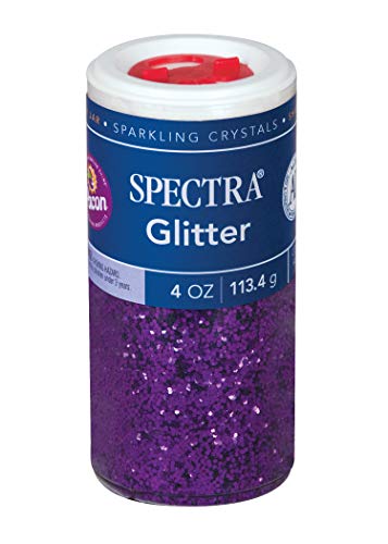 Product Image - Pacon Spectra Glitter Sparkling Crystals, Purple, 4-Ounce Jar (91630)