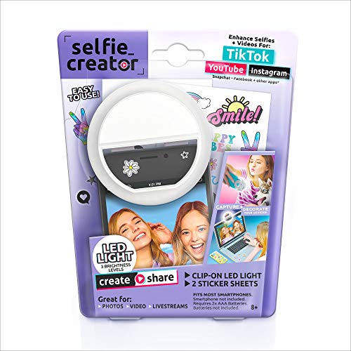 Canal Toys Selfie Creator - Selfie Light & STICKERS Kit
