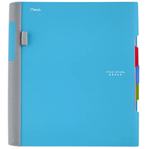 ''Five Star Advance Spiral Notebook, 3 Subject, College Ruled Paper, 150 SHEETS, 11'''' x 8-1/2'''', Teal