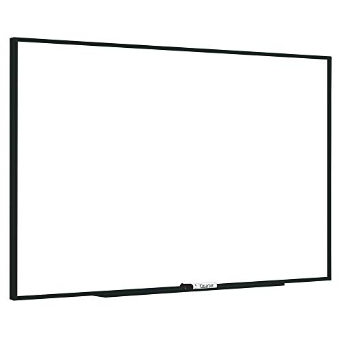 ''Quartet Whiteboard/Dry Erase Board, Magnetic, 4'x3', Fusion Nano-Clean, Black Aluminum FRAME (NA483