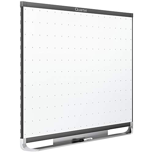 ''Quartet Magnetic Whiteboard, White Board, Dry Erase Board, 3' x 2', Graphite Finish FRAME, Prestige