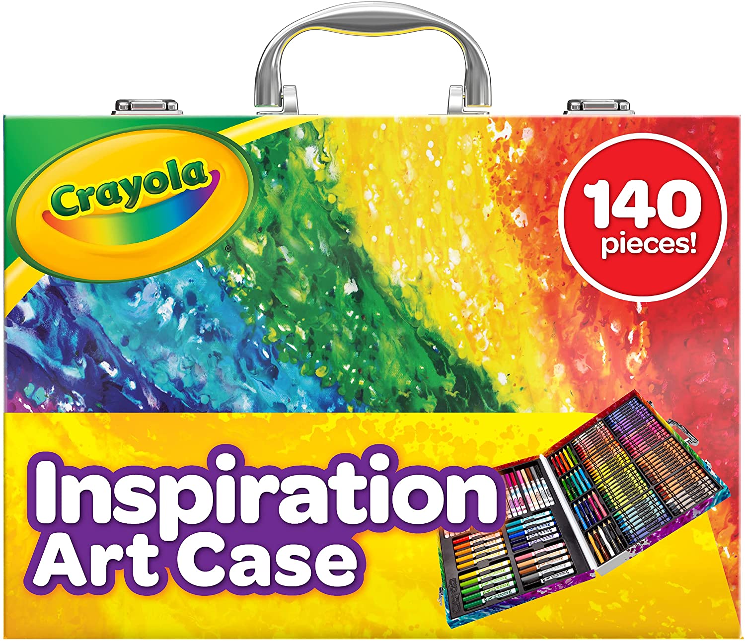 Product Image - Crayola Inspiration Art Case Coloring Set, Gift for Kids, 140 Art Supplies