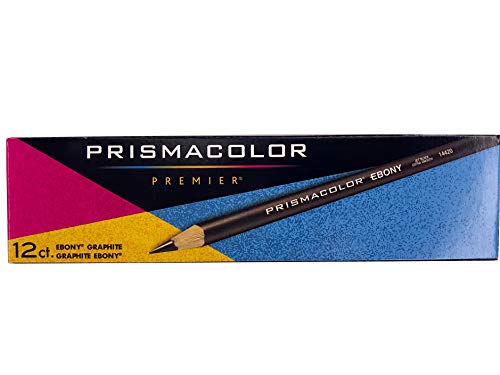 ''Prismacolor Ebony Graphite PENCILs, Black Drawing PENCIL Set | 12 Count Sketching PENCILs''