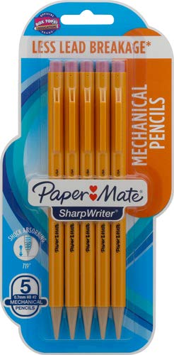 ''Papermate 3037631PP SharpWriter Mechanical PENCILs, Twistable Tip, 0.7 Mm, Pack of 1 Blister, Total