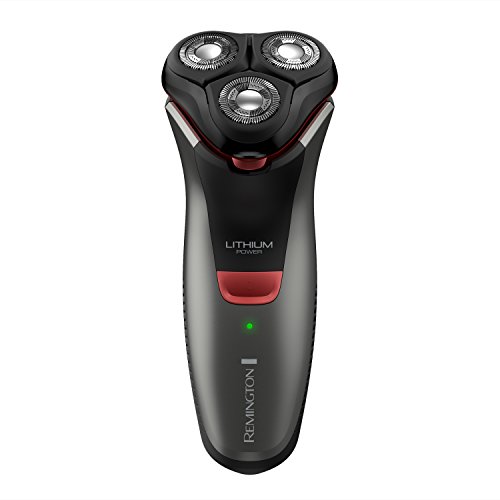 ''Remington R4000 Series Electric Rotary Shaver, Fully Washable, Black/Red, PR1340,1 Count MANUFACTUR
