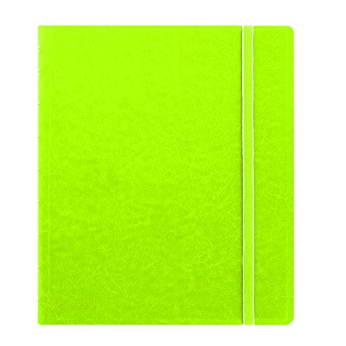 ''FILOFAX REFILLABLE NOTEBOOK CLASSIC, 9.25'''' x 7.25'''' Pear- Elegant leather-look cover with moveable