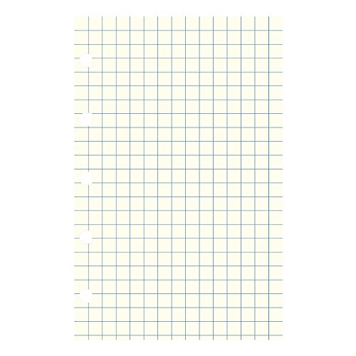 ''Filofax NOTEBOOKs Pocket Quad Journal Refill, Movable, 5 1/2 x 3 1/2 inches, 32 Cream Sheets Fits F