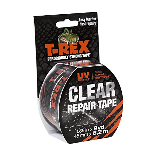 ''T-REX Ferociously Strong Repair TAPE, Sticks to Wet Surfaces, All Weather and UV Resistant, 1.88'''' 