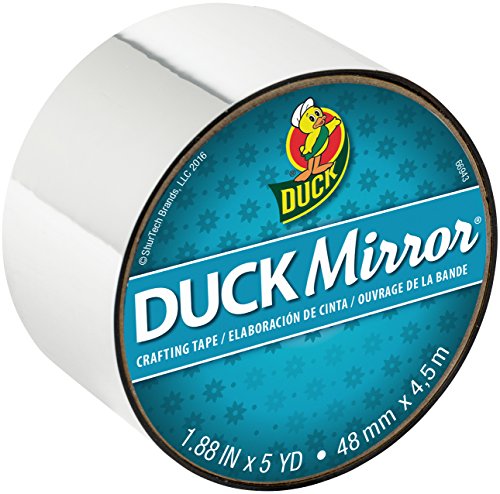 ''Duck MIRROR Crafting Tape, 1.88 Inches x 5 Yards, Silver''