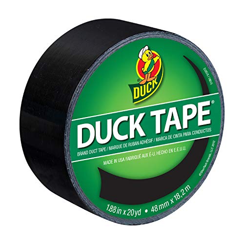 ''Duck 1265013 Color Duct TAPE, Single Roll, Black''