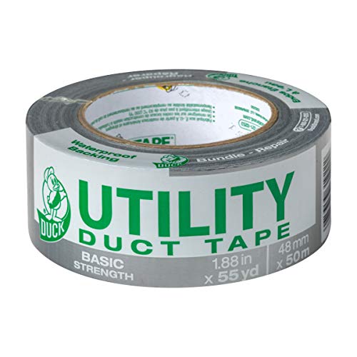 ''Duck TAPE Brand 1118393 Utility Duct TAPE Basic Strength, 1-Pack 1.88 Inch x 55 Yard Silver''