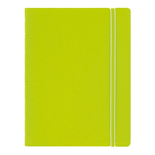''FILOFAX REFILLABLE NOTEBOOK CLASSIC, A5 (8.25'''' x 5'''') Pear - Elegant leather-look cover with movea