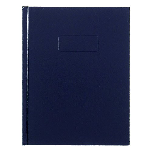 ''Rediform Business NOTEBOOK with Cover, College Rule, 9.25 x 7.25 Inches, Blue, 192 Page Pad (A982)''