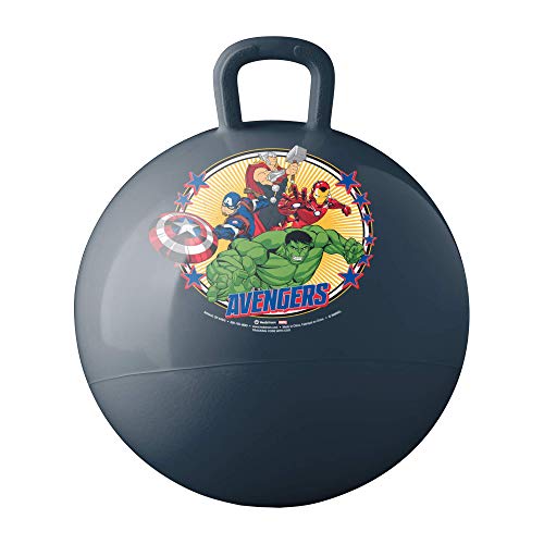 ''Hedstrom Marvel Avengers Hopper Ball, Hop Ball for Kids, 15 Inch''