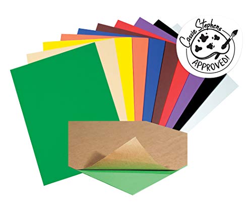''Creativity Street WonderFoam Peel & Stick SHEETS, 9-inches x 12-inches, Colors May Vary, 20 SHEETS 