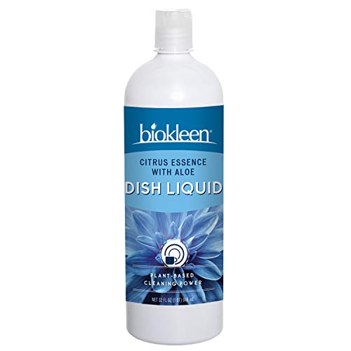 ''Biokleen Natural Dish SOAP - 32 Ounce - Liquid, Dishwashing, Hand Moisturizing, Eco-Friendly, Plant