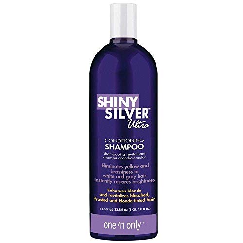 ''One 'n Only Shiny Silver Ultra Conditioning SHAMPOO, Restores Shiny Brightness to White, Grey, Blea