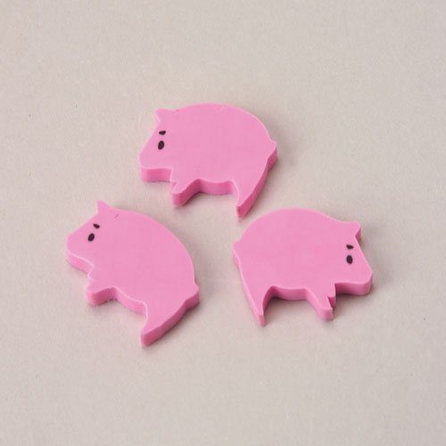 US TOY Pink Pig Erasers (144 Pack)