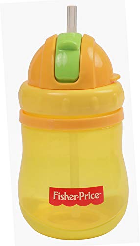 Cudlie FISHER PRICE Unisex Baby 14 Oz Single Pack Pop Up Straw Sipper Cup