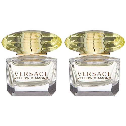 ''Versace Yellow DIAMOND Eau De Toilette Spray for Women, 0.17 Fl Oz (Miniature) (Pack of 2)''