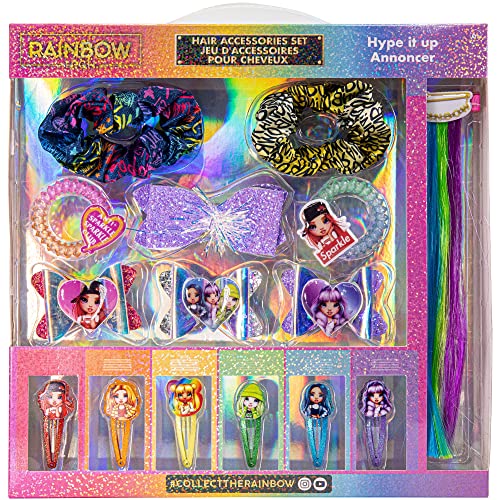 ''Rainbow High - Townley Girl HAIR ACCESSORIES Set |Gift for Kids Teens Girls| Ages 3+ (15 Pcs) Inclu