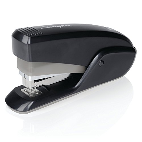 ''Swingline STAPLER, Quick Touch Reduced Effort Stapling, Compact, 15 Sheets, Black/Gray (S7064563)''